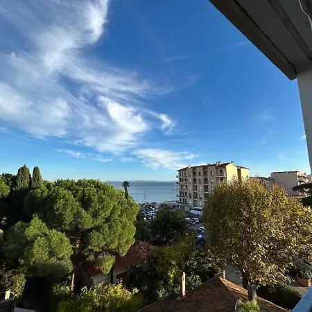 Vue Sur Et Iles Du Levant Lägenhet Le Lavandou